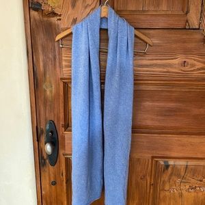 Everlane Baby Blue Cashmere Scarf & Beanie
